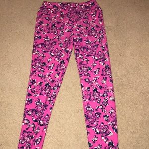 Gorgeous rose leggings